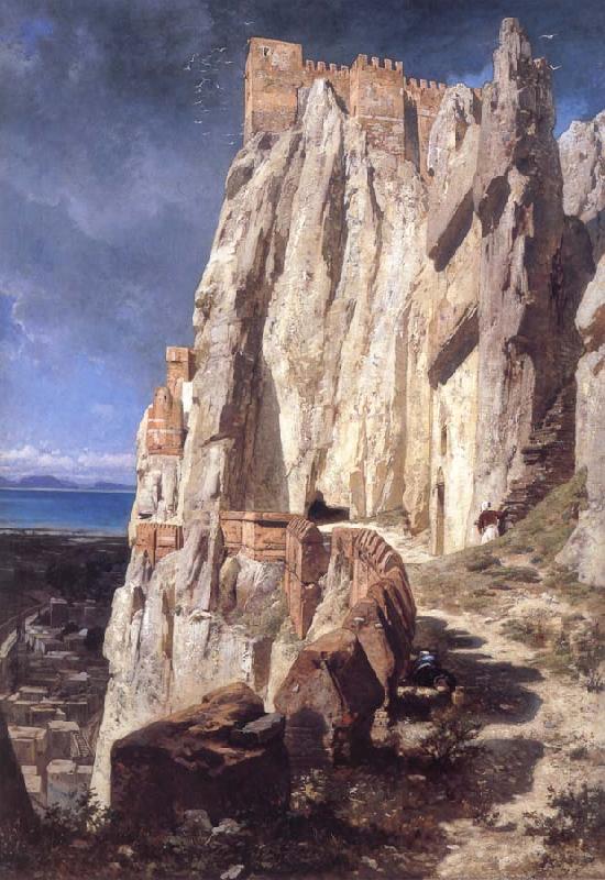 Jean-Paul Laurens Vann-s Rock oil painting picture